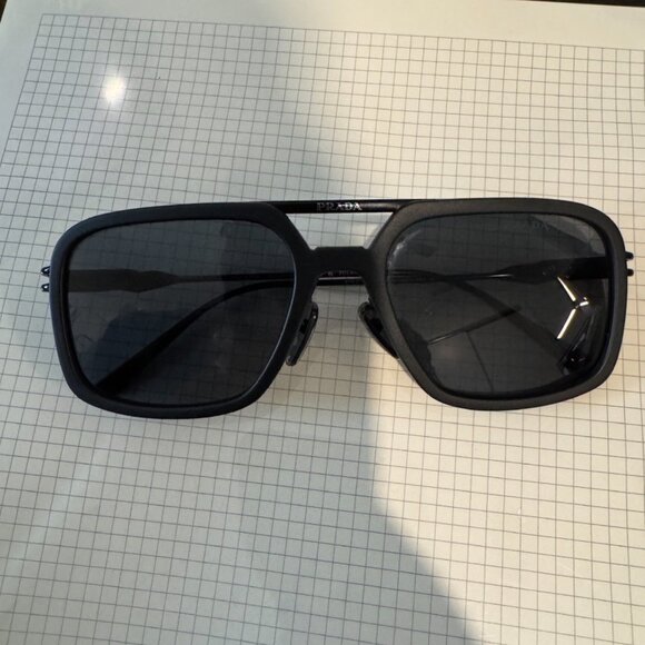 Prada PR 57ZS Black Sunglasses - Picture 4 of 8